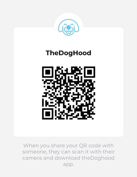 QR code for theDogHood app